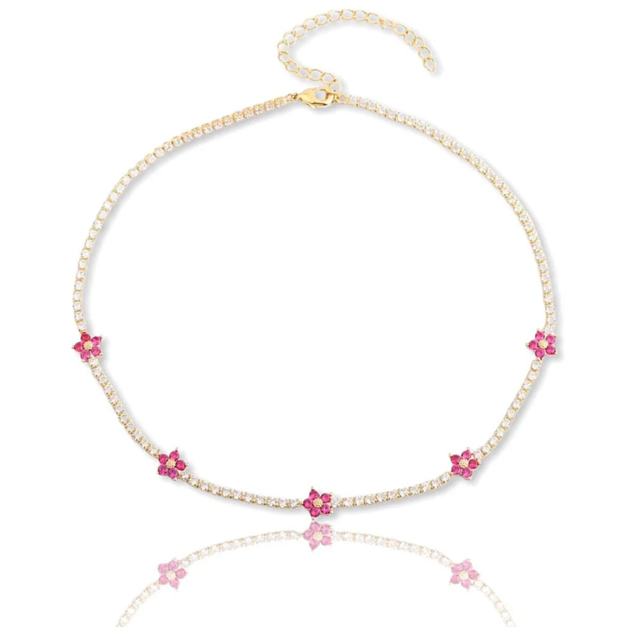 Fleuria Floral Pendant Necklace