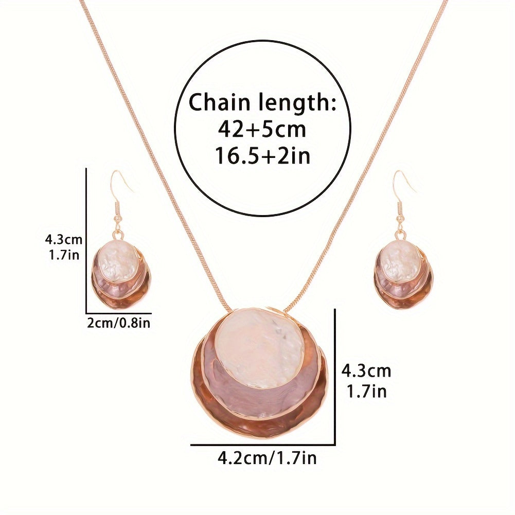 VANESSA | Elegant Three-Tier Gold Set