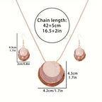 VANESSA | Elegant Three-Tier Gold Set