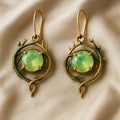 Authentic Green Opal Earrings