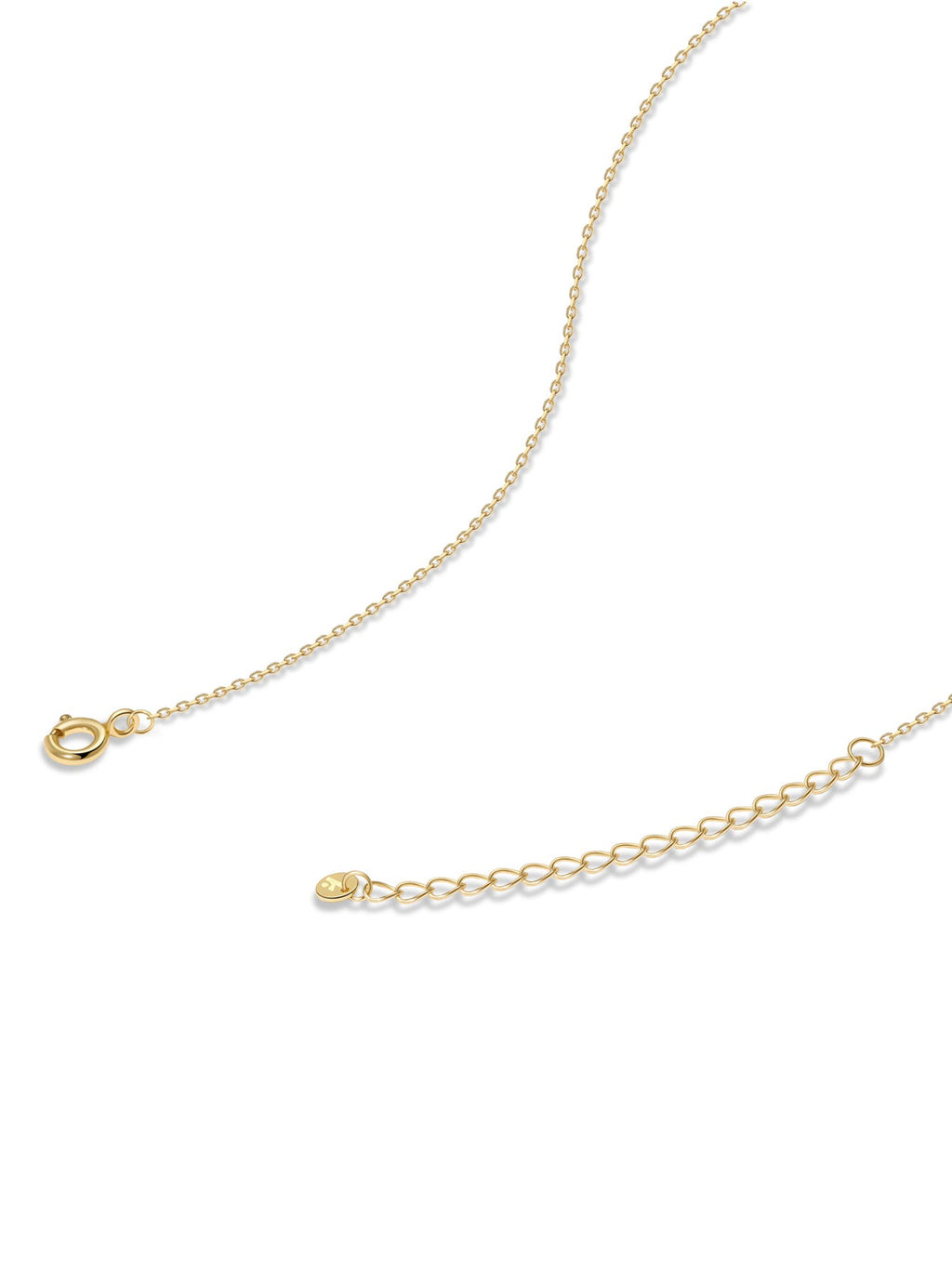 18k Gold Vermeil Birthstone Cross Pendant Necklace