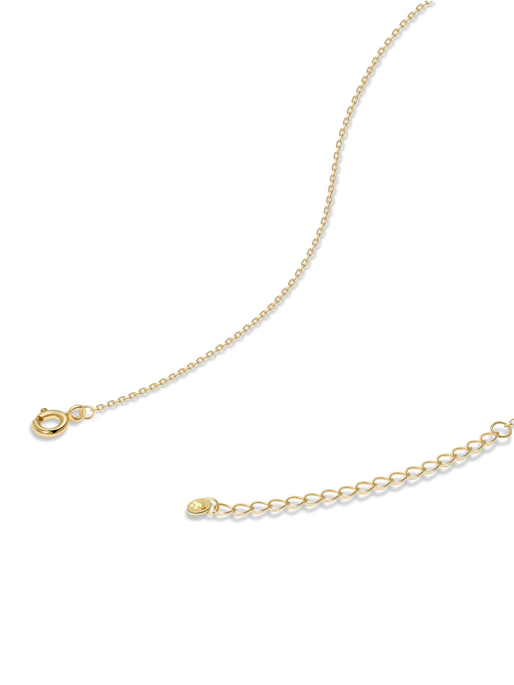 18k Gold Vermeil Personalized Initial Pendant Necklace