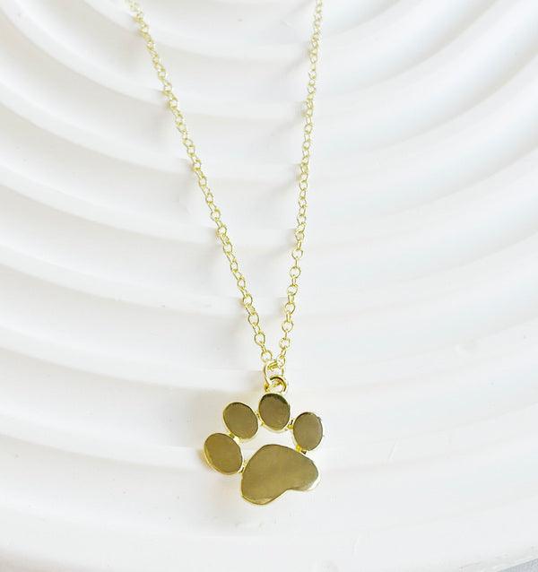 Gold-Dipped Pendant Necklace