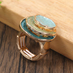Bohemian Multi-Layer Enamel Ring