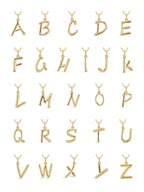 18k Gold Vermeil Personalized Initial Pendant Necklace