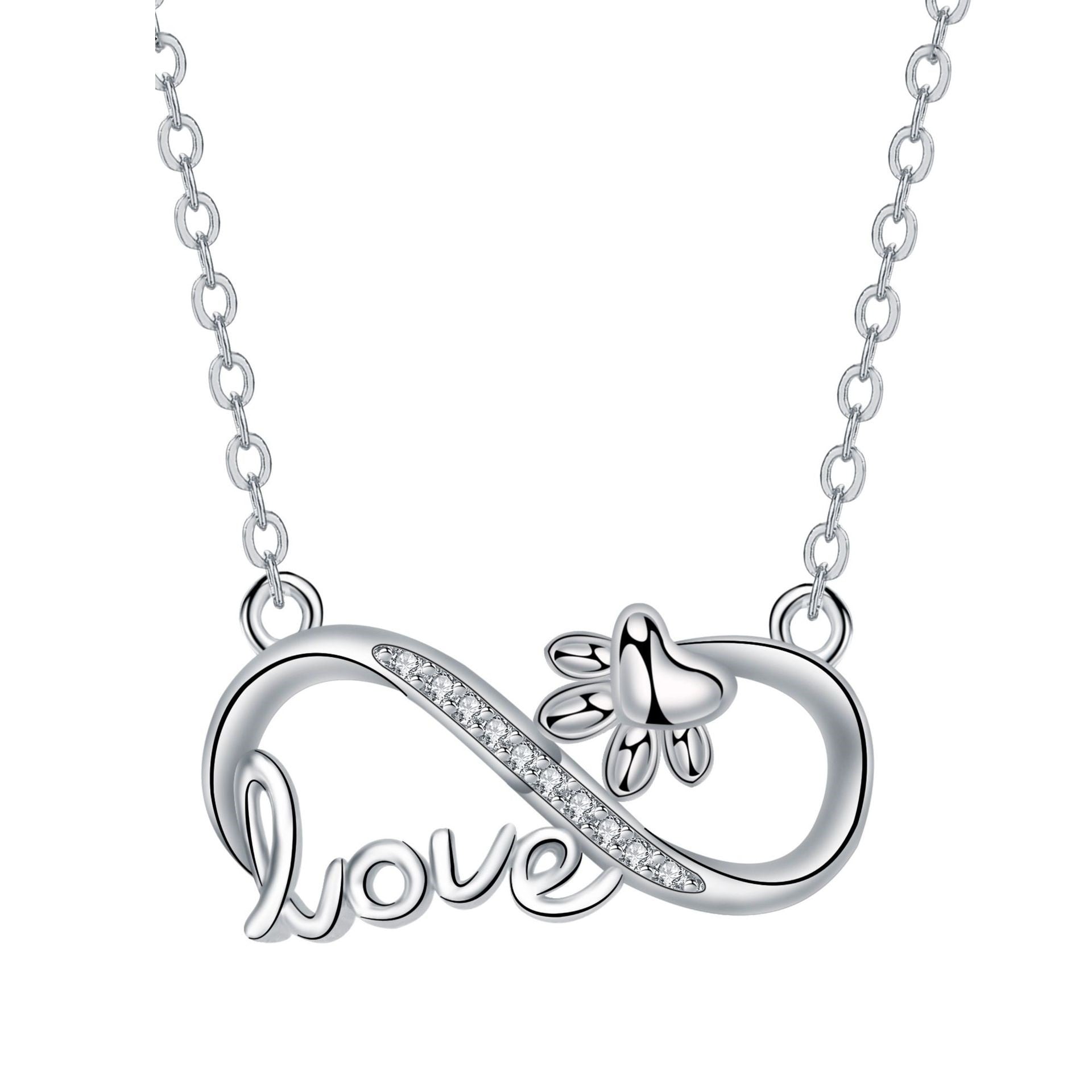 Eternal Bond - Silver Infinity Pendant Necklace
