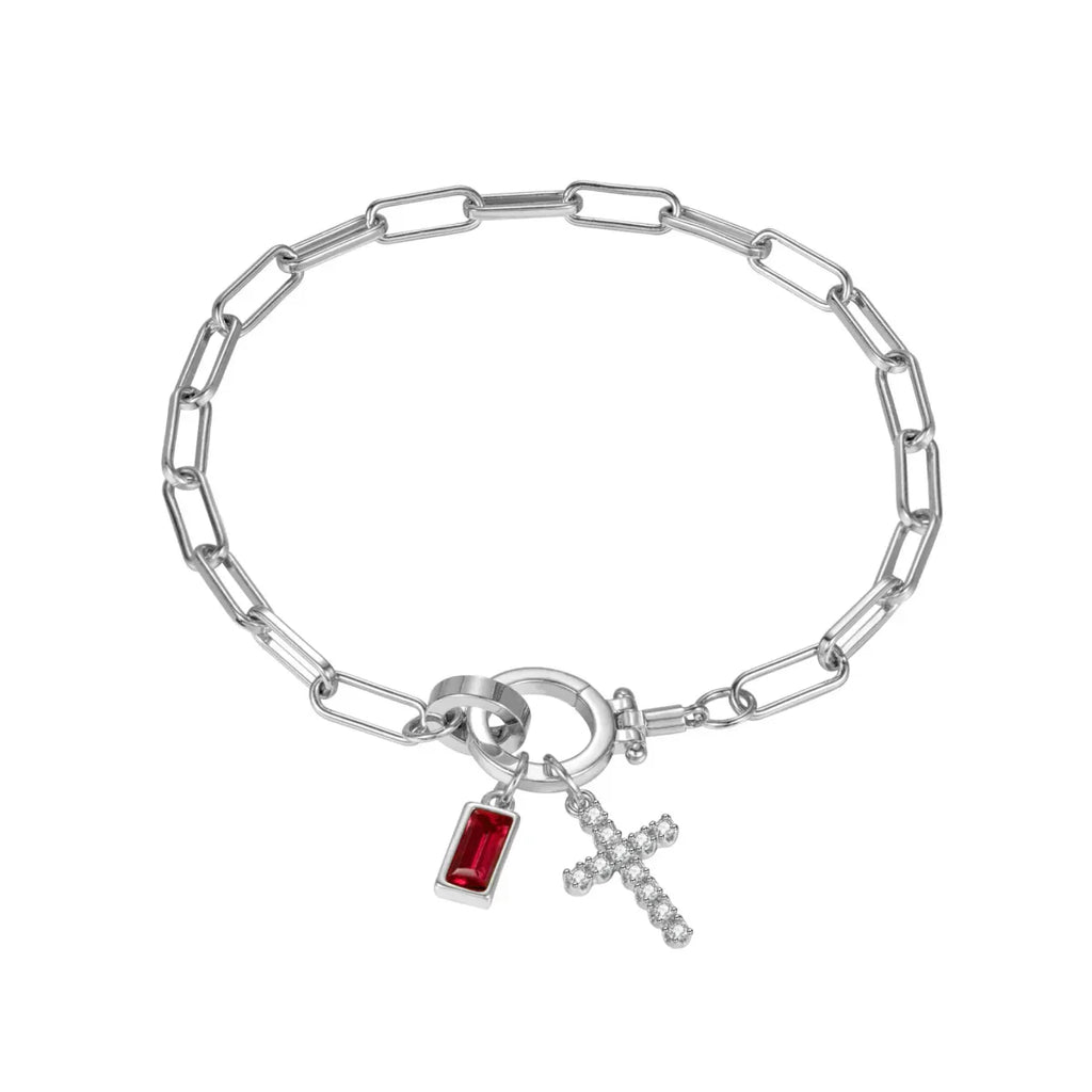 Nova Paperclip - Sleek Minimalist Link Bracelet with Bold Impact