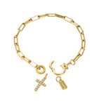 Nova Paperclip - Sleek Minimalist Link Bracelet with Bold Impact