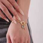 Nova Paperclip - Sleek Minimalist Link Bracelet with Bold Impact