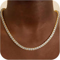 Gold Tennis Necklace