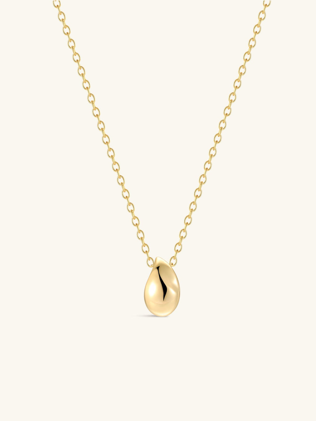 18k Gold Vermeil Flow Pendant Necklace