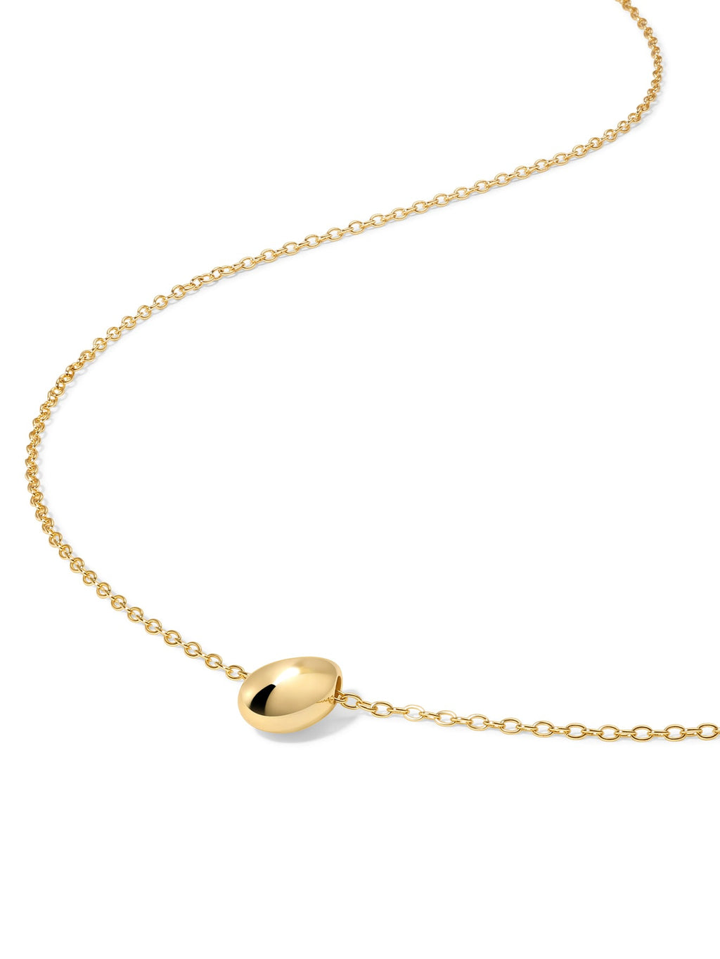 18k Gold Vermeil Flow Pendant Necklace
