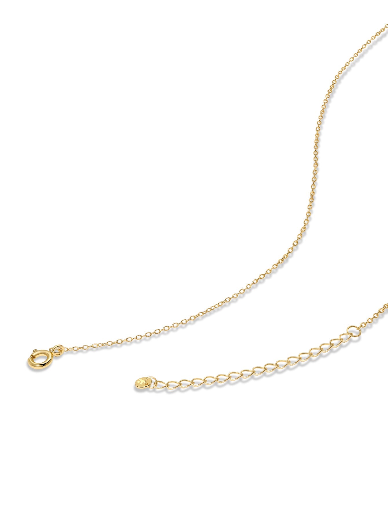 18k Gold Vermeil Flow Pendant Necklace