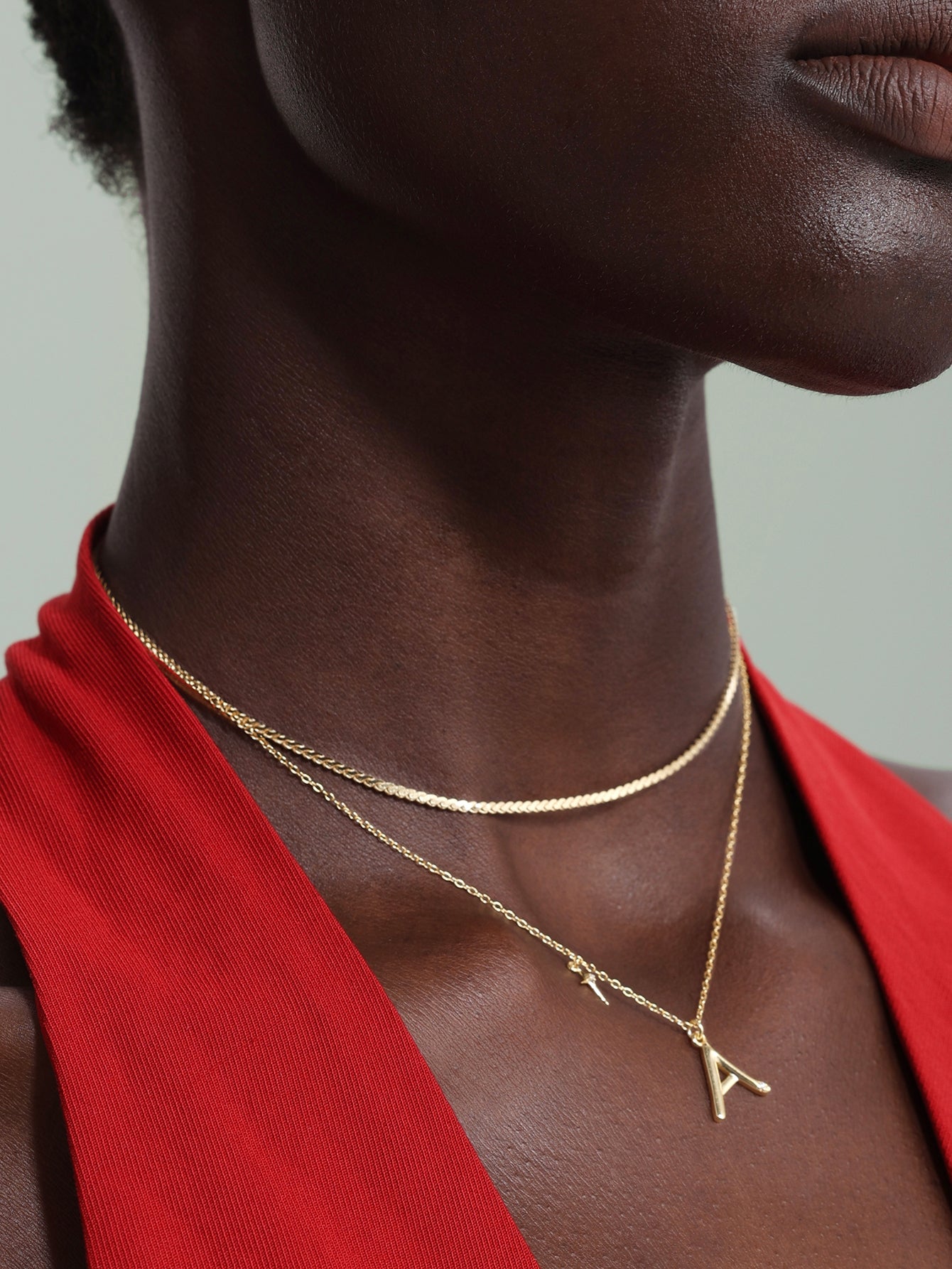 18k Gold Vermeil Personalized Initial Pendant Necklace