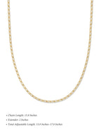 Bold Boyfriend Chain Necklace in 18k Gold Vermeil