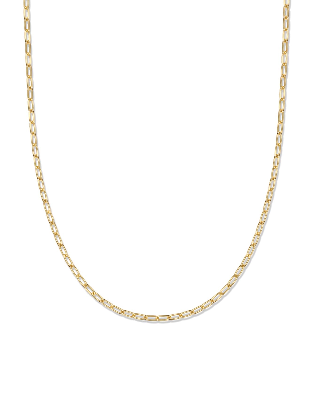 Bold Boyfriend Chain Necklace in 18k Gold Vermeil