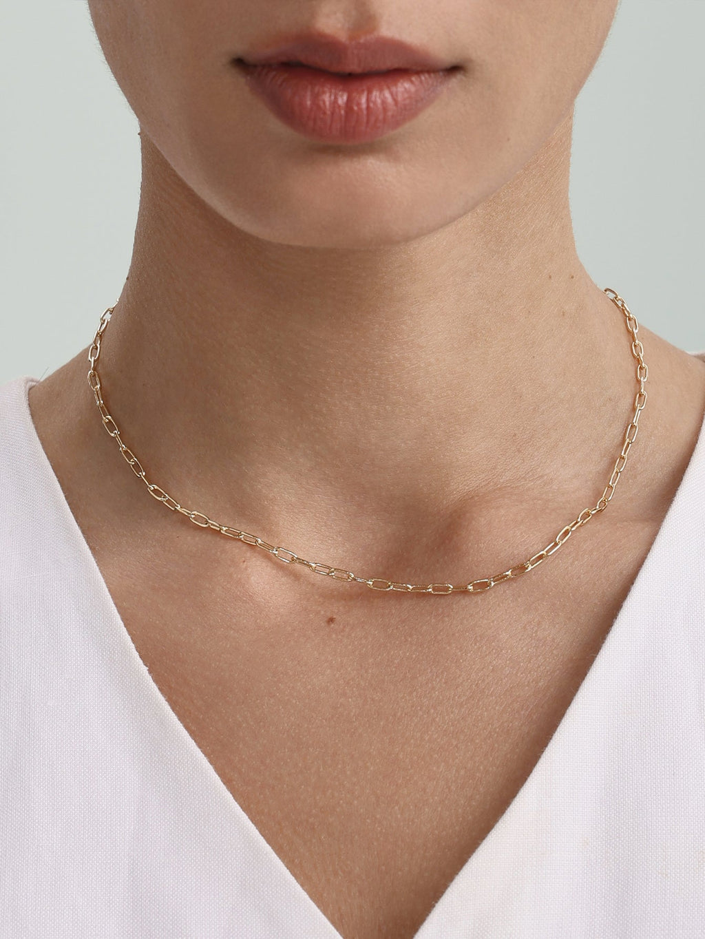 Bold Boyfriend Chain Necklace in 18k Gold Vermeil