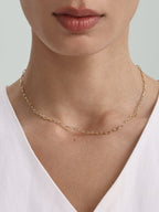 Bold Boyfriend Chain Necklace in 18k Gold Vermeil