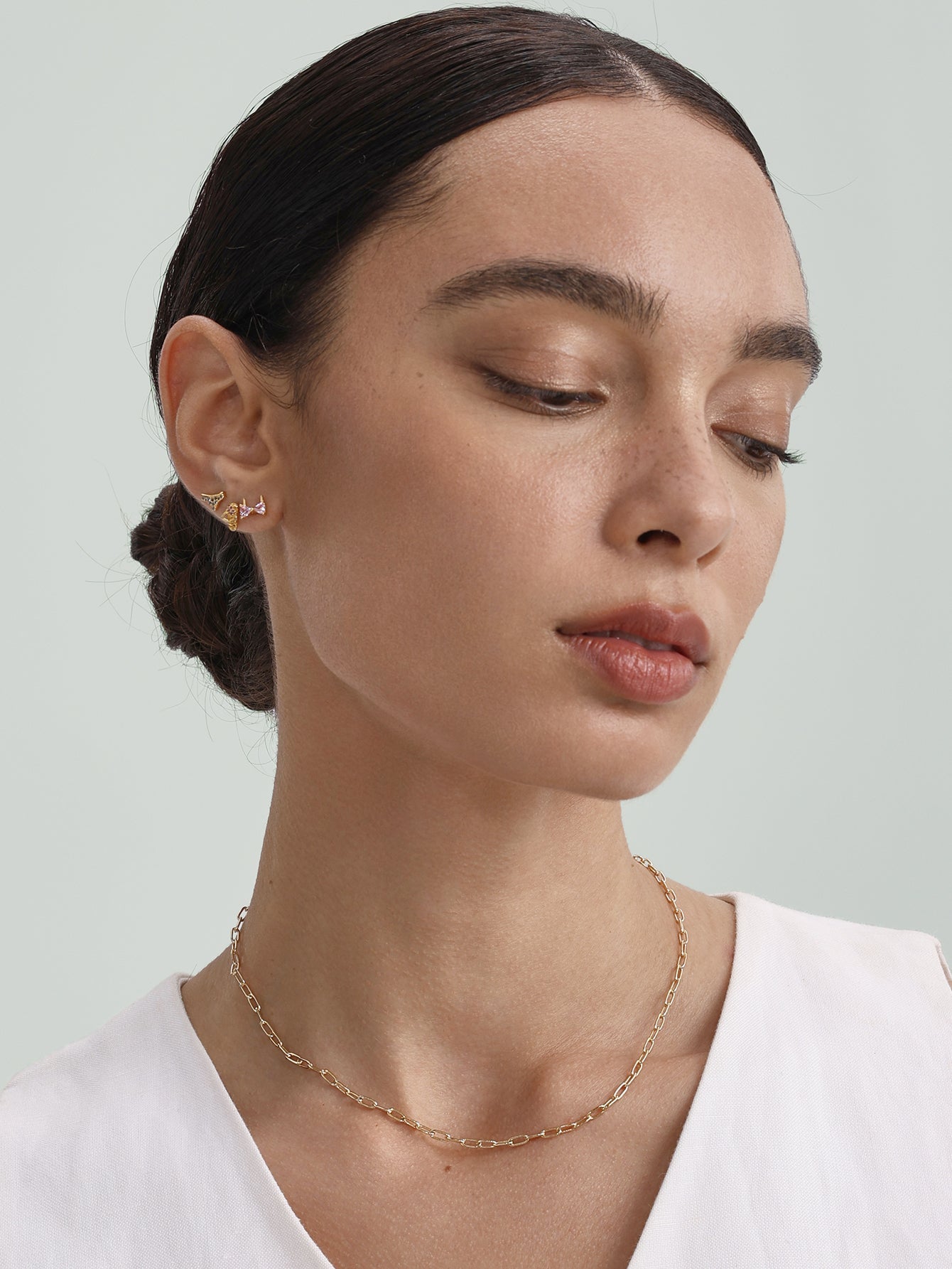 Bold Boyfriend Chain Necklace in 18k Gold Vermeil