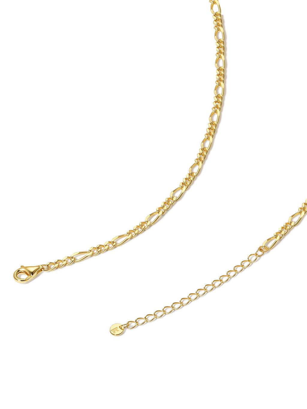 18k Gold Vermeil Figaro Link Necklace