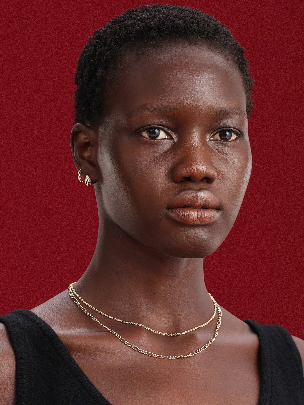 18k Gold Vermeil Figaro Link Necklace