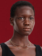 18k Gold Vermeil Figaro Link Necklace