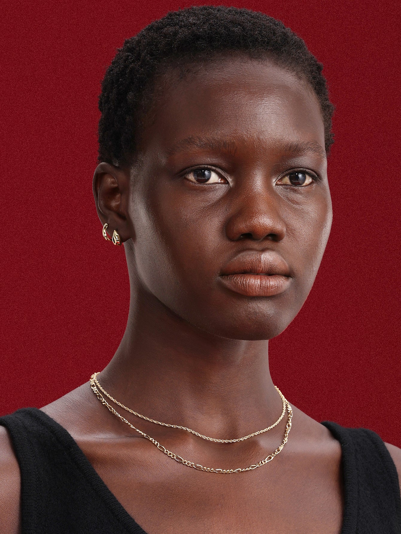 18k Gold Vermeil Figaro Link Necklace