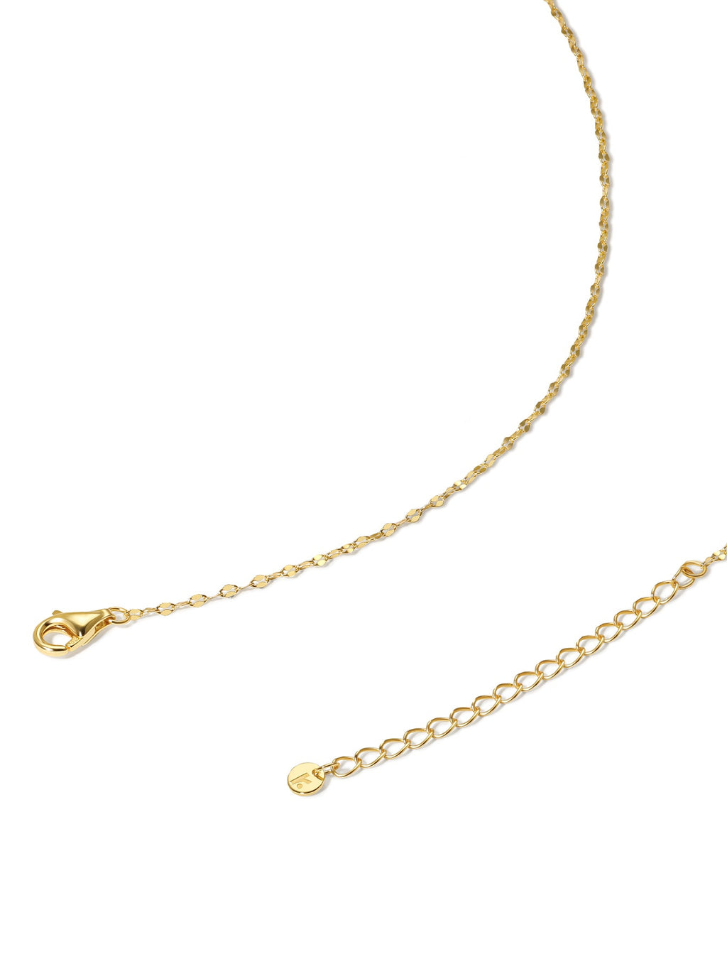18k Gold Vermeil Baby Rolo Necklace