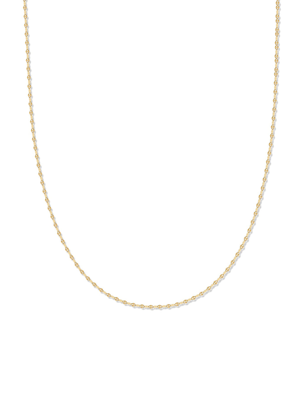 18k Gold Vermeil Baby Rolo Necklace