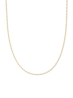 18k Gold Vermeil Baby Rolo Necklace