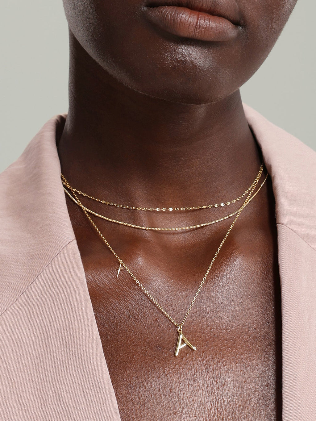 18k Gold Vermeil Baby Rolo Necklace