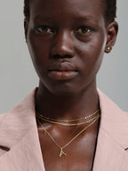 18k Gold Vermeil Baby Rolo Necklace