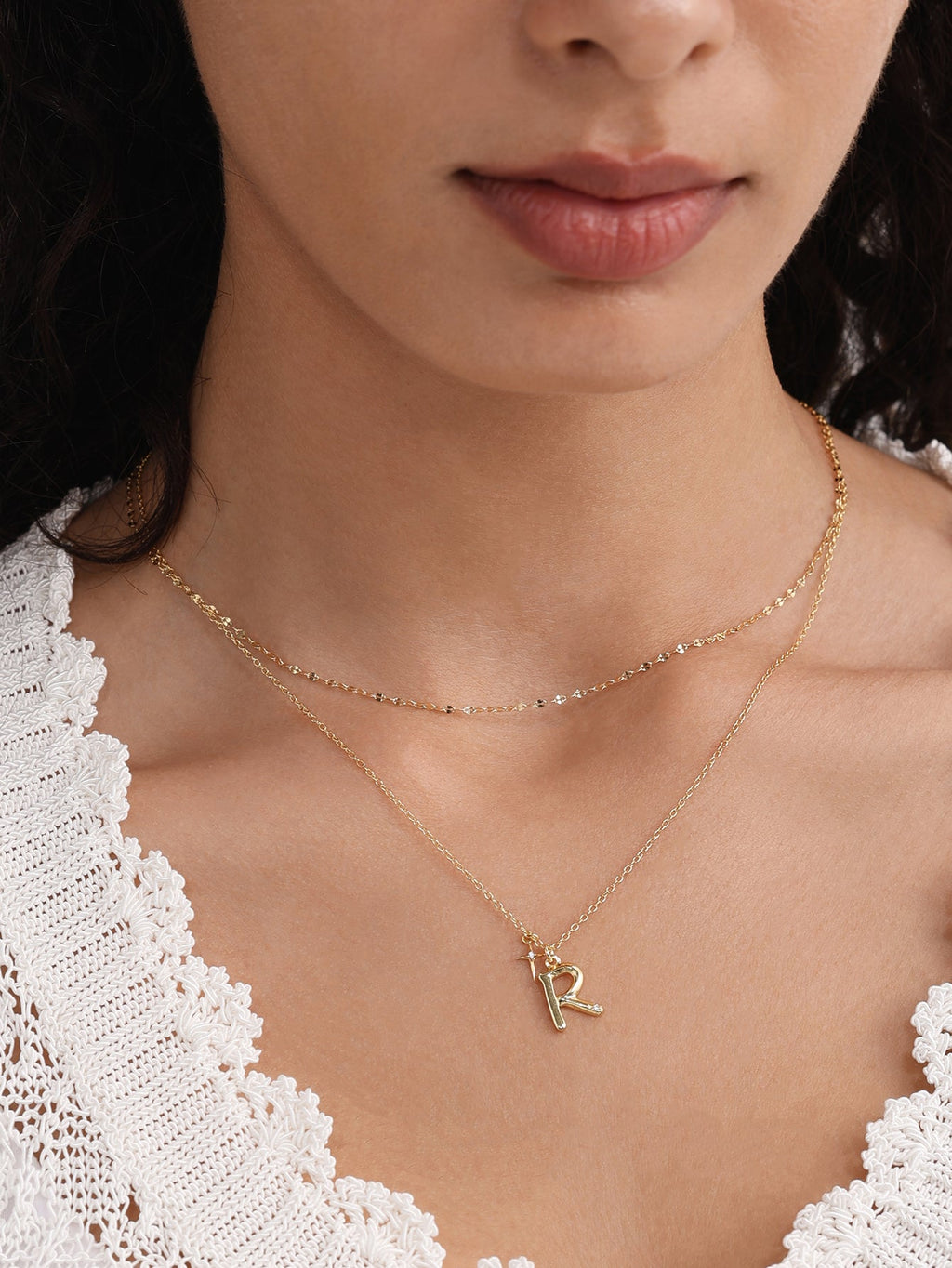 18k Gold Vermeil Baby Rolo Necklace