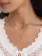 18k Gold Vermeil Baby Rolo Necklace