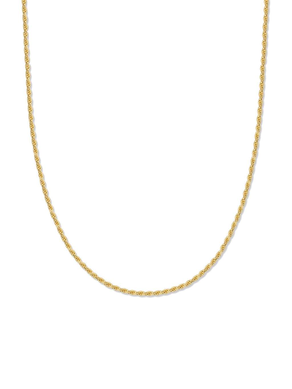 18k Gold Vermeil Curb Link Necklace