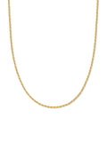 18k Gold Vermeil Curb Link Necklace