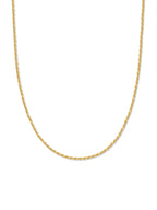 18k Gold Vermeil Curb Link Necklace