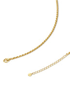 18k Gold Vermeil Curb Link Necklace
