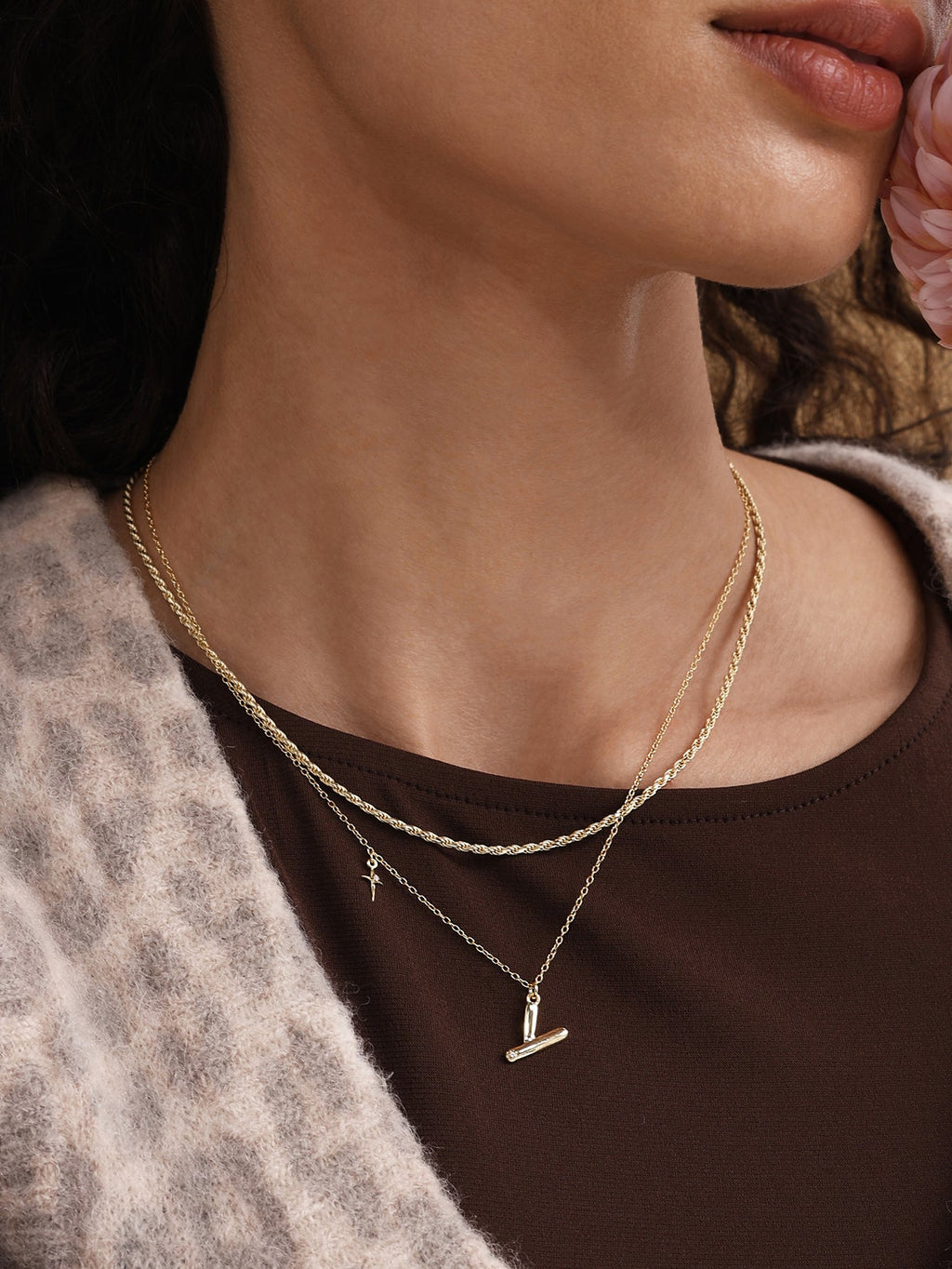 18k Gold Vermeil Curb Link Necklace