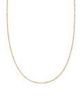 18k Gold Vermeil Beaded Chain Necklace