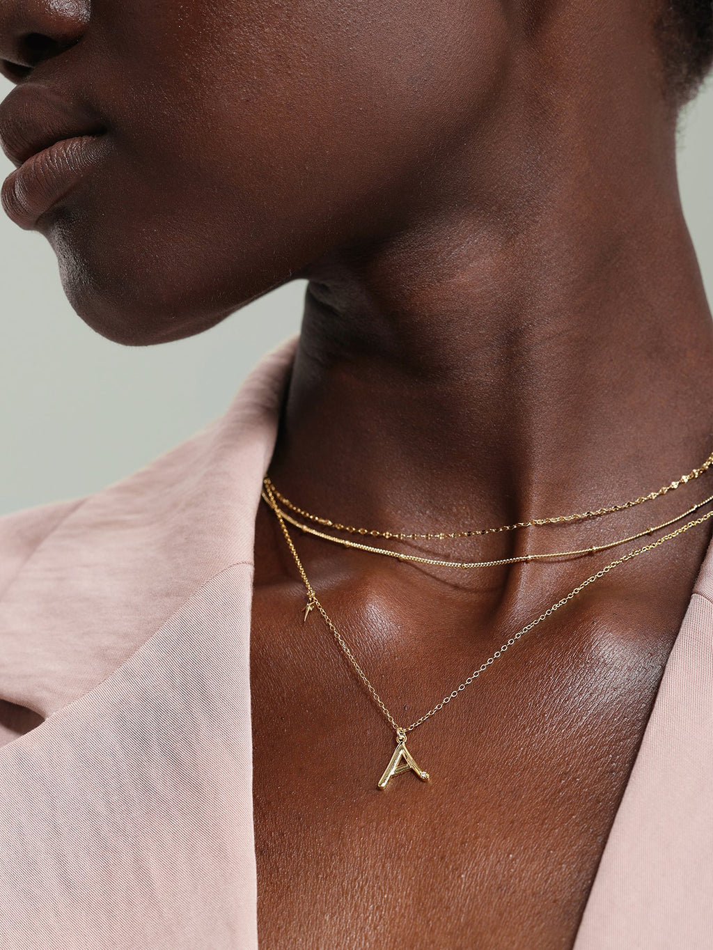 18k Gold Vermeil Beaded Chain Necklace