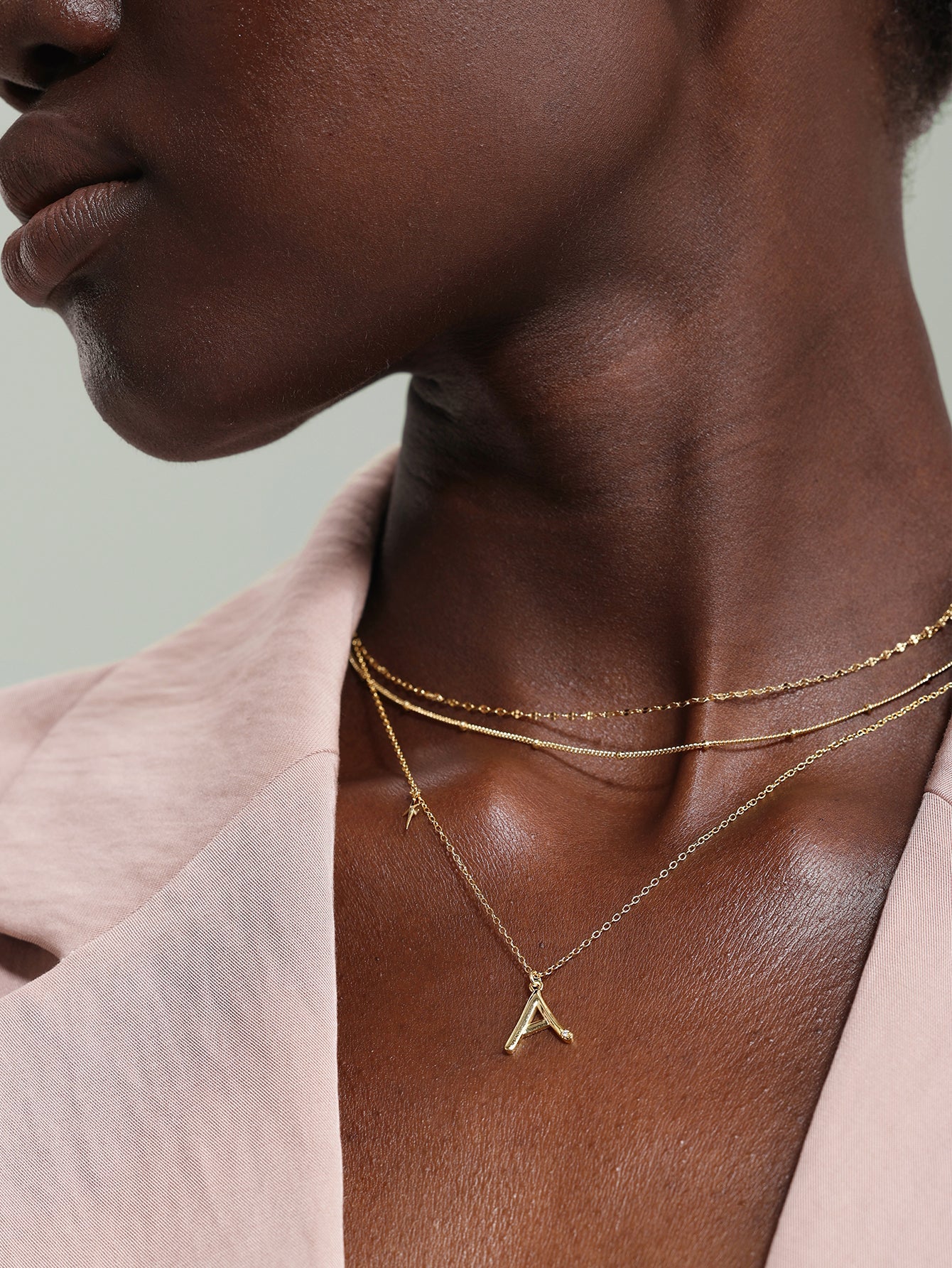 18k Gold Vermeil Beaded Chain Necklace