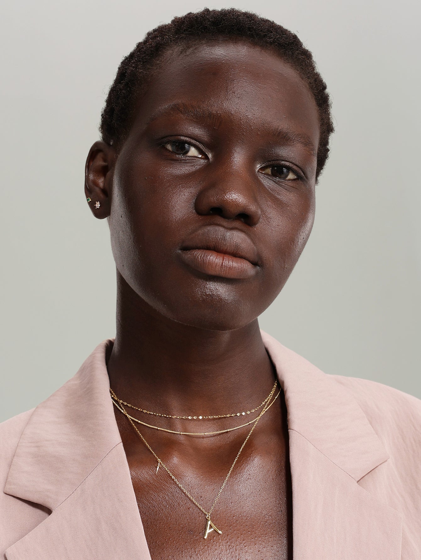 18k Gold Vermeil Beaded Chain Necklace