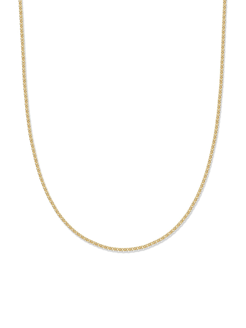 18k Gold Vermeil Cable Chain Pendant Necklace