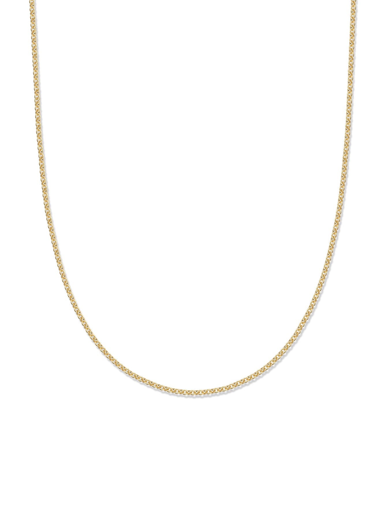 18k Gold Vermeil Cable Chain Pendant Necklace