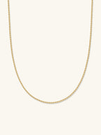 18k Gold Vermeil Cable Chain Pendant Necklace