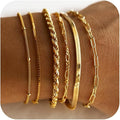 Gold Isabella Vernetta Bracelet Set