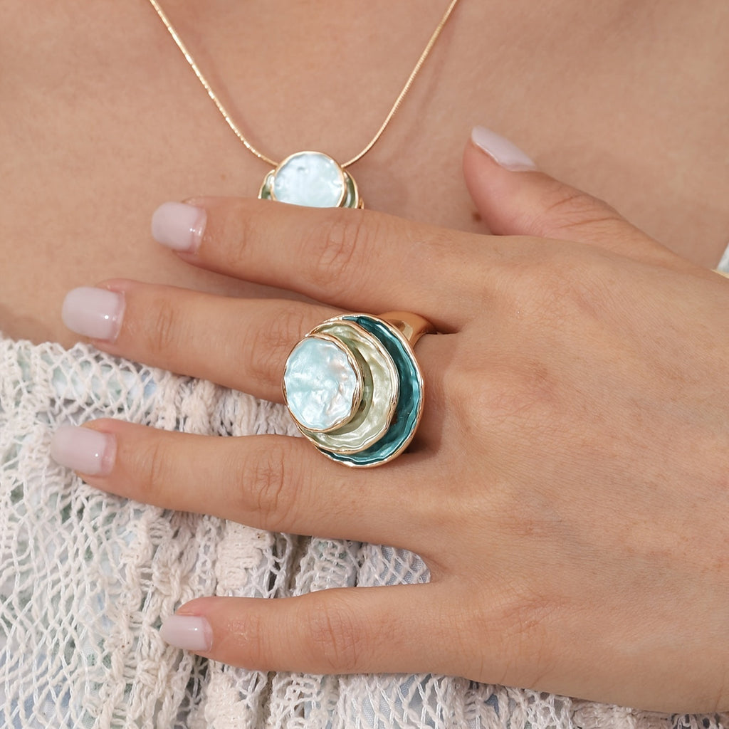 SHANA | Chic Bohemian Triple-Layer Ring