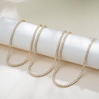 Gold Tennis Necklace