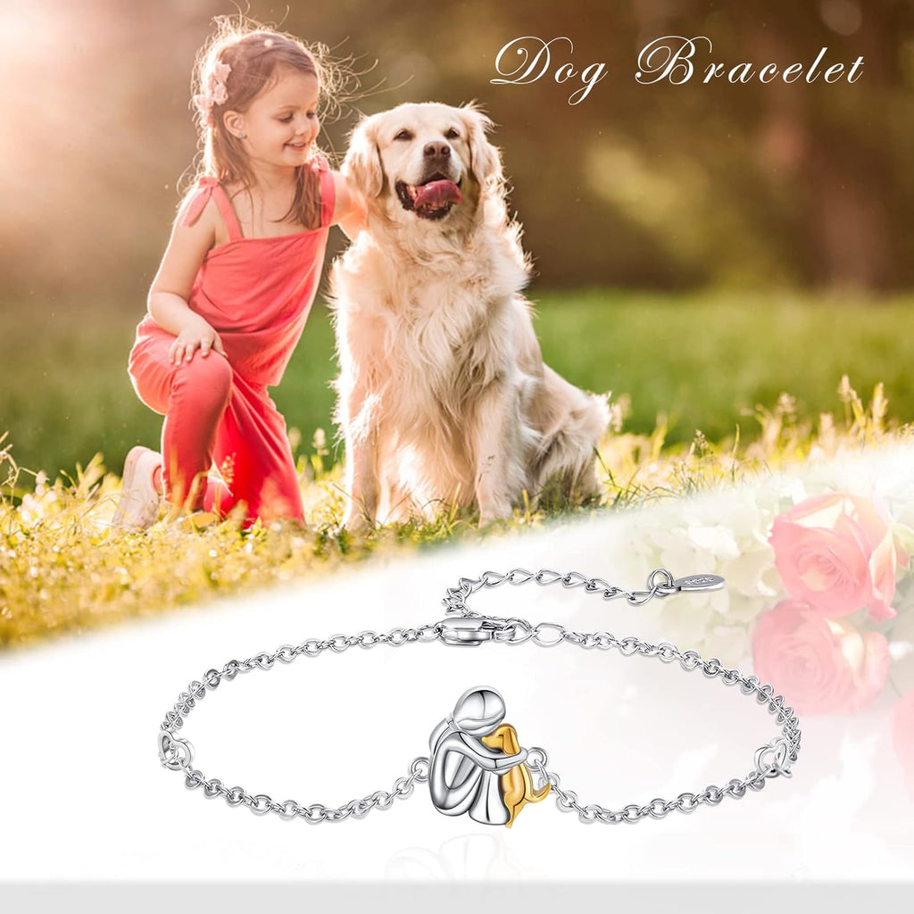 Adjustable Dog-Themed Lucky Bracelet
